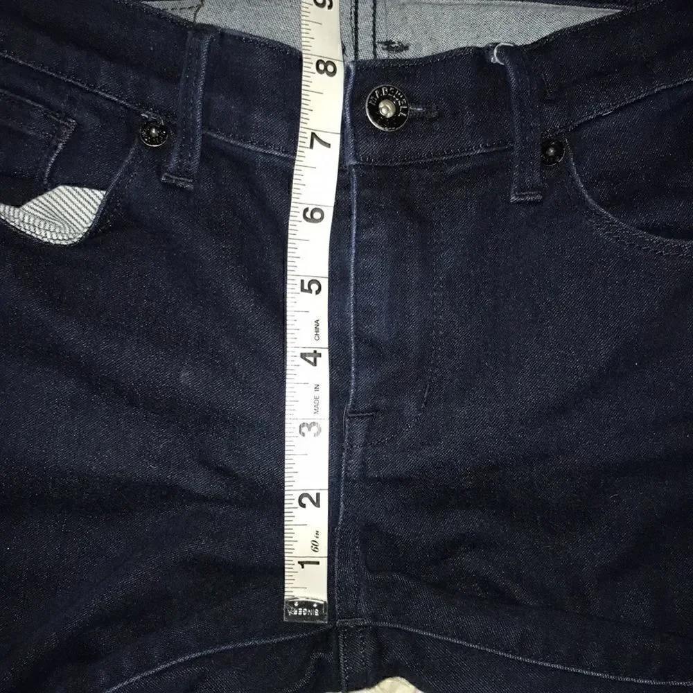 Madewell Dark Wash Skinny Denim Jeans Stretch